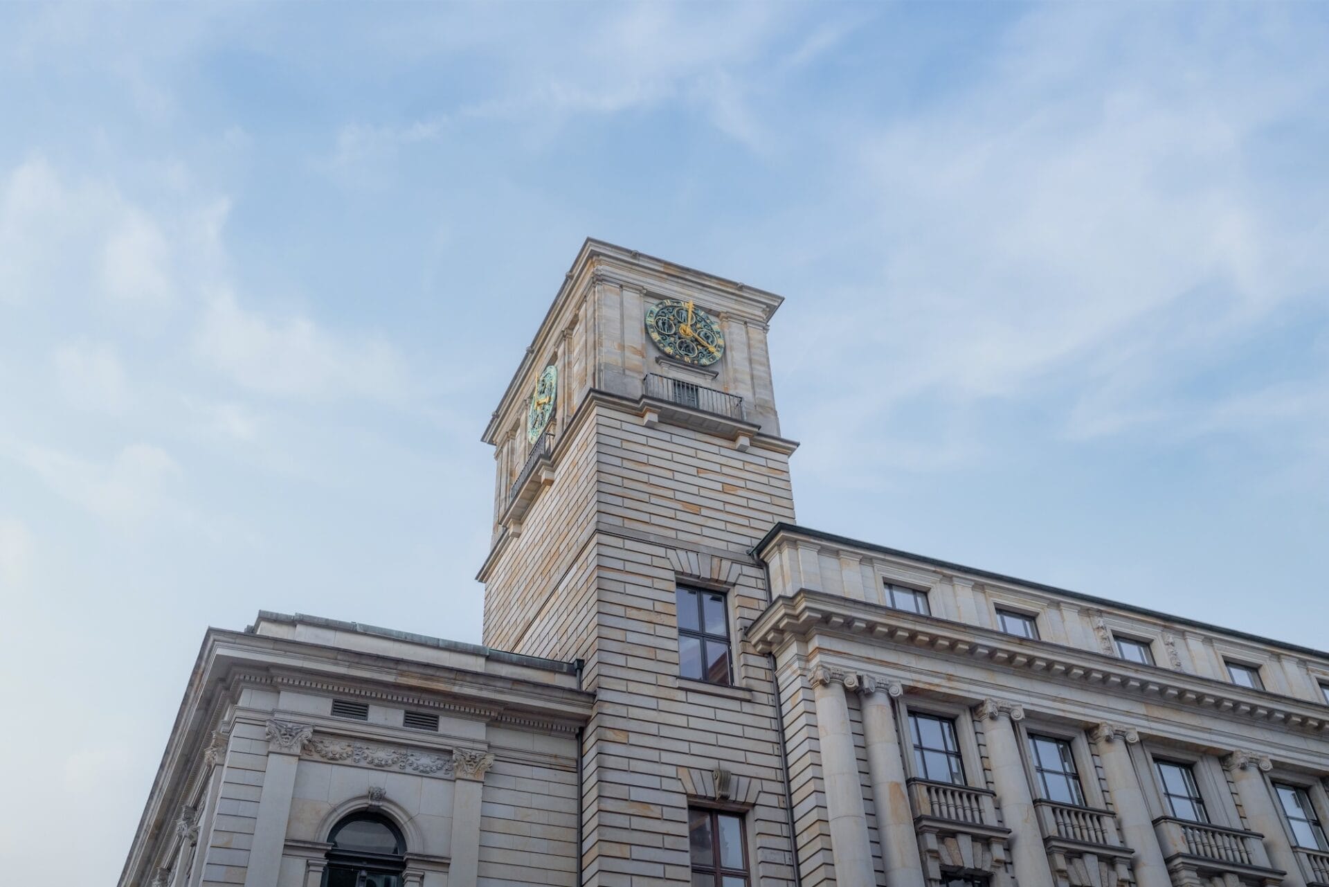 Handelskammer Hamburg, Außenaufnahme; Veranstaltungsort des Hamburger Börsentags