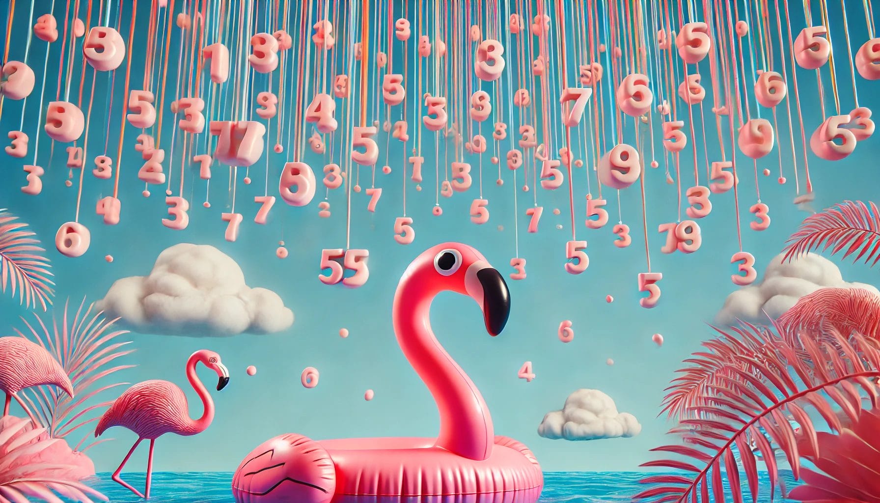 Flamingo mit vielen Ziffern, Symbolbild für Steuer-Identifikationsnummer